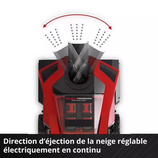 Einhell - Fraise à neige sans fil – GP-ST 36/53 Li E BL-Solo – 36 V – Largeur 53 cm – Éjection réglable 220° – Moteur Brushless – Sans batterie Einhell - Image 7