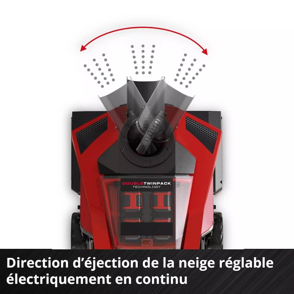 Einhell - Fraise à neige sans fil – GP-ST 36/53 Li E BL-Solo – 36 V – Largeur 53 cm – Éjection réglable 220° – Moteur Brushless – Sans batterie Einhell - Image 7