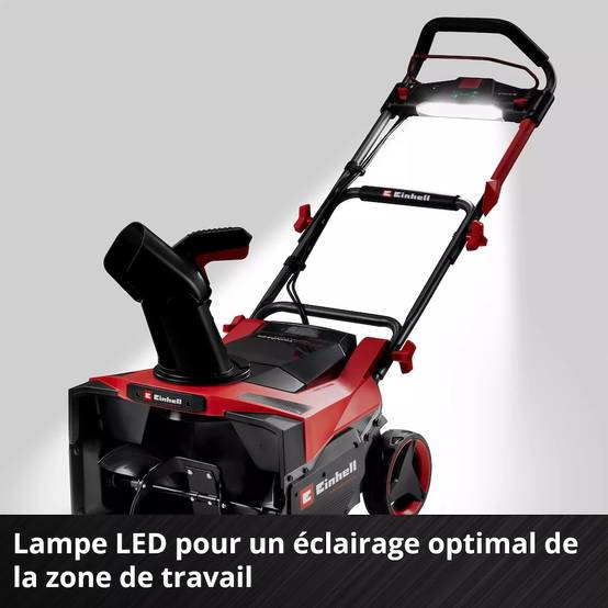 Einhell - Fraise à neige sans fil – GP-ST 36/53 Li E BL-Solo – 36 V – Largeur 53 cm – Éjection réglable 220° – Moteur Brushless – Sans batterie Einhell - Image 8