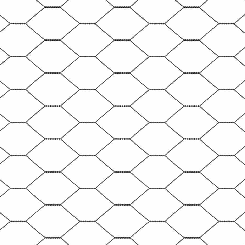 Clôture hexagonale PVC Gris 10 x 0.8 m, Poids :1.5kg - PANGIVO - Image 7