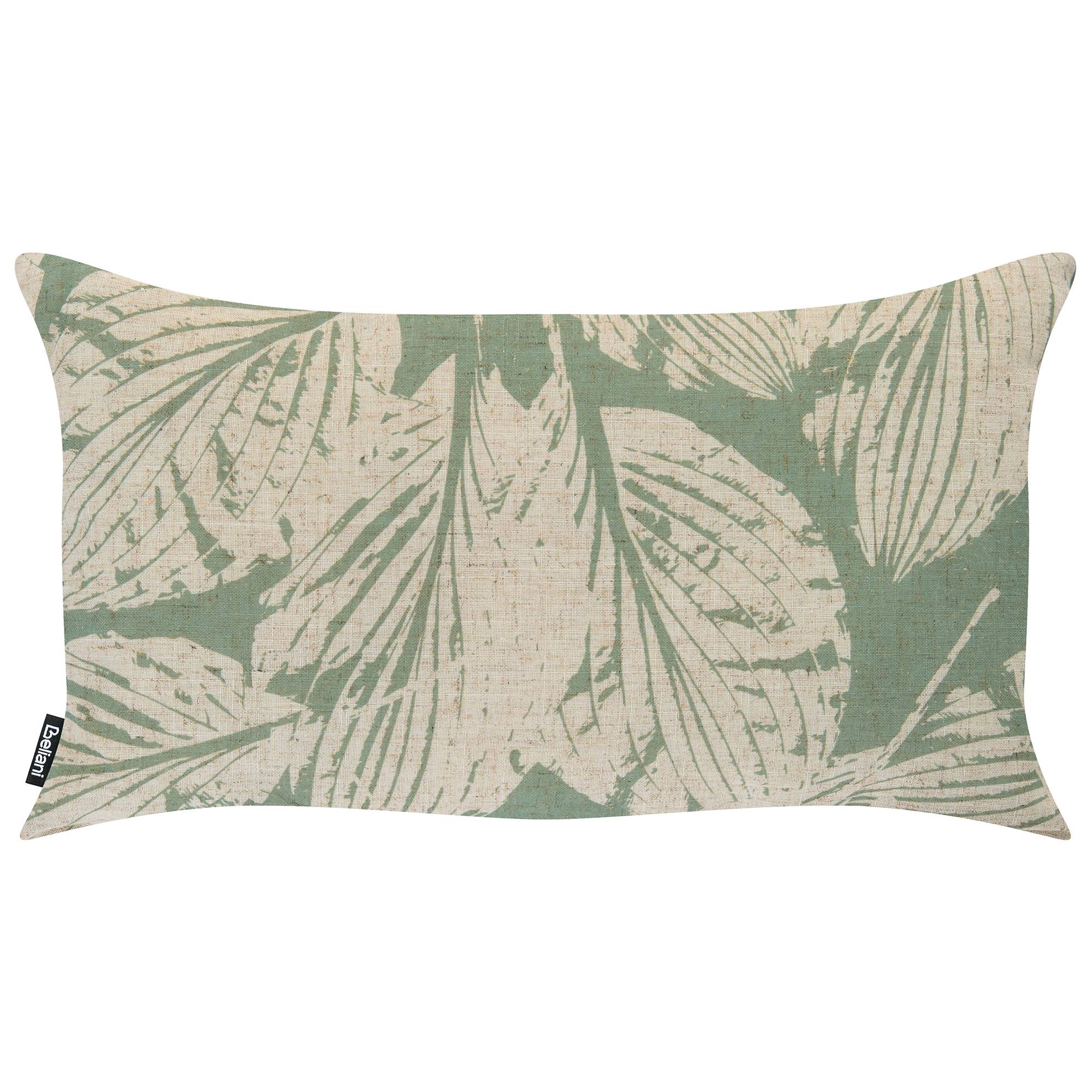 Beliani - Coussin d'extérieur Polyester Beige/vert ARENARIA - 30x50x10- Beliani - Image 4