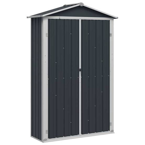 Vidaxl - Abri de jardin Anthracite 116x45x175 cm Acier galvanisé 0.5m² vidaXL 46303 - Image 2