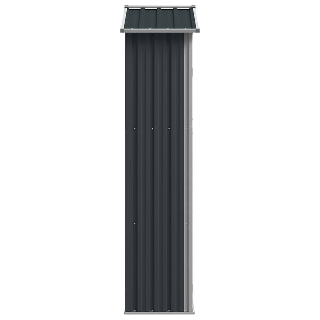 Vidaxl - Abri de jardin Anthracite 116x45x175 cm Acier galvanisé 0.5m² vidaXL 46303 - Image 10