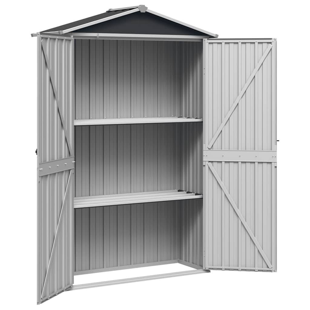 Vidaxl - Abri de jardin Anthracite 116x45x175 cm Acier galvanisé vidaXL 46303 - Image 9