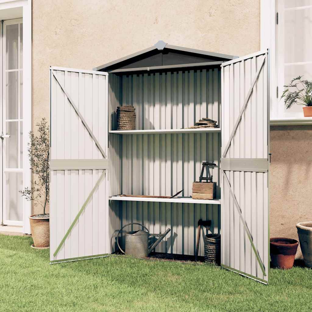Vidaxl - Abri de jardin Anthracite 116x45x175 cm Acier galvanisé vidaXL 46303 - Image 1