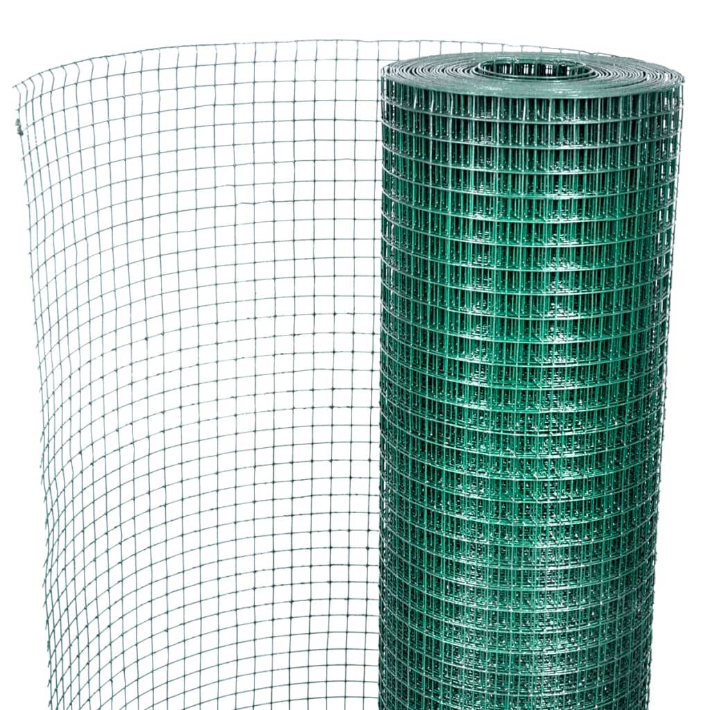 ComfortXL - Clôture Souple Acier Galvanisé PVC Jardin Animaux Maille 25mm 25x1m - ComfortXL Outdoor Living - Image 4
