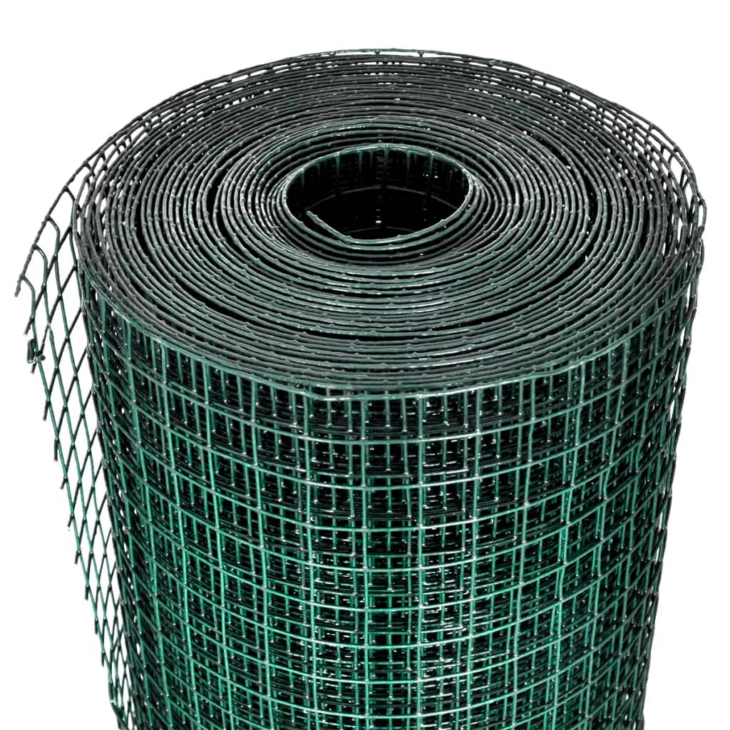 ComfortXL - Clôture Souple Acier Galvanisé PVC Jardin Animaux Maille 25mm 25x1m - ComfortXL Outdoor Living - Image 3