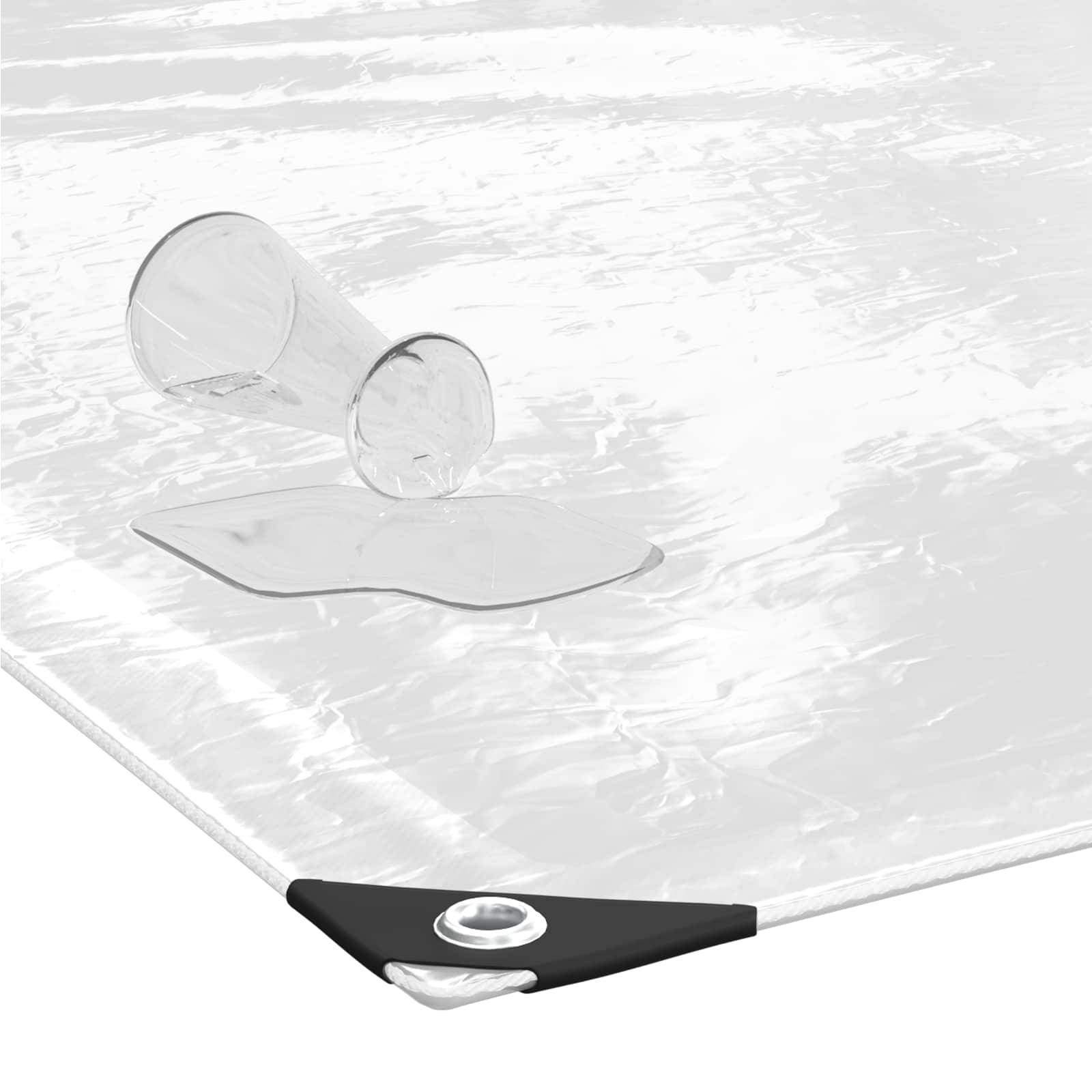 Vidaxl - Couverture pour plantes Transparent 4 x 5 m PVC vidaXL 3429352 - Image 6