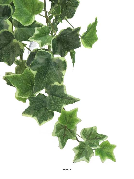 Lierre artificiel en chute L 46 cm 86 feuilles Blanc-vert - BEST - couleur: Blanc-vert - Image 3