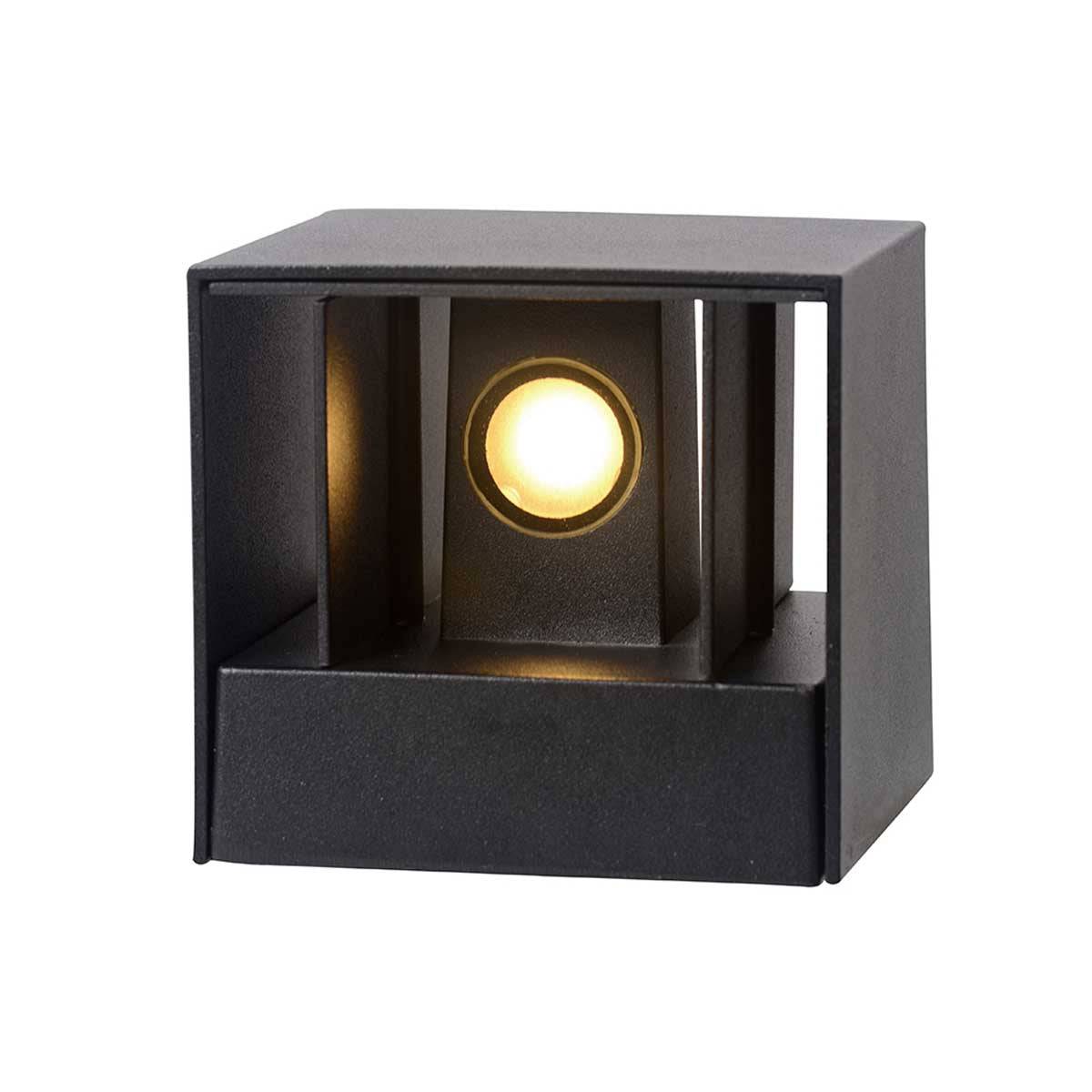 Lumisky - Applique murale extérieur VALY Noir Aluminium H9,3CM - Image 6