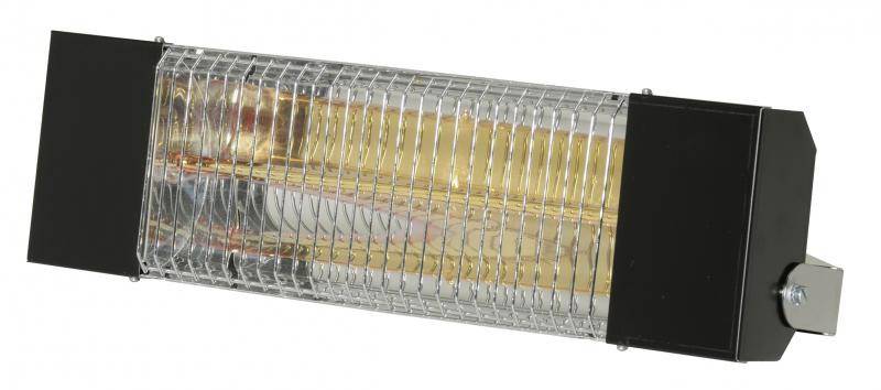 Chauffage radiant Infrarouge électrique 1500W époxy noir | IRC1500CN - Sovelor