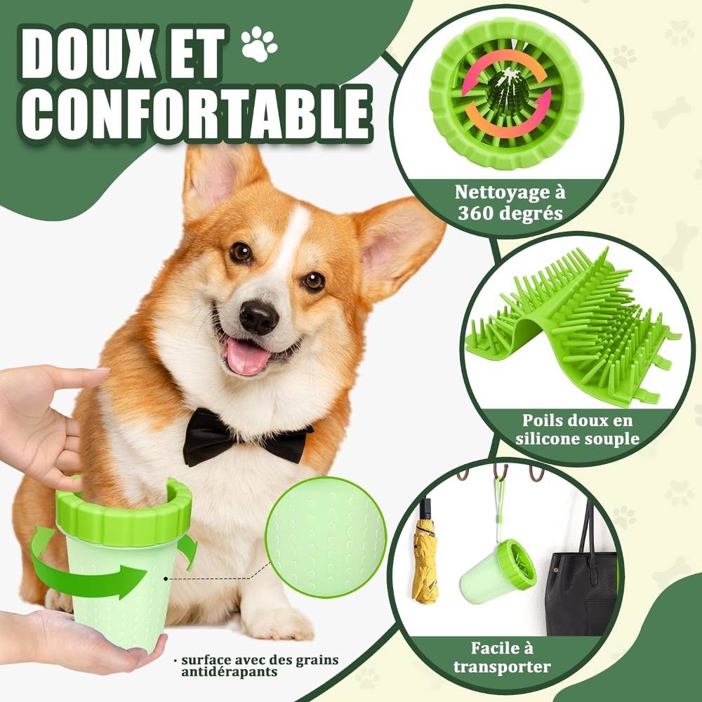 IntiMeg - Gobelet de lavage des pattes de chien vert - IntiMeg - Image 5