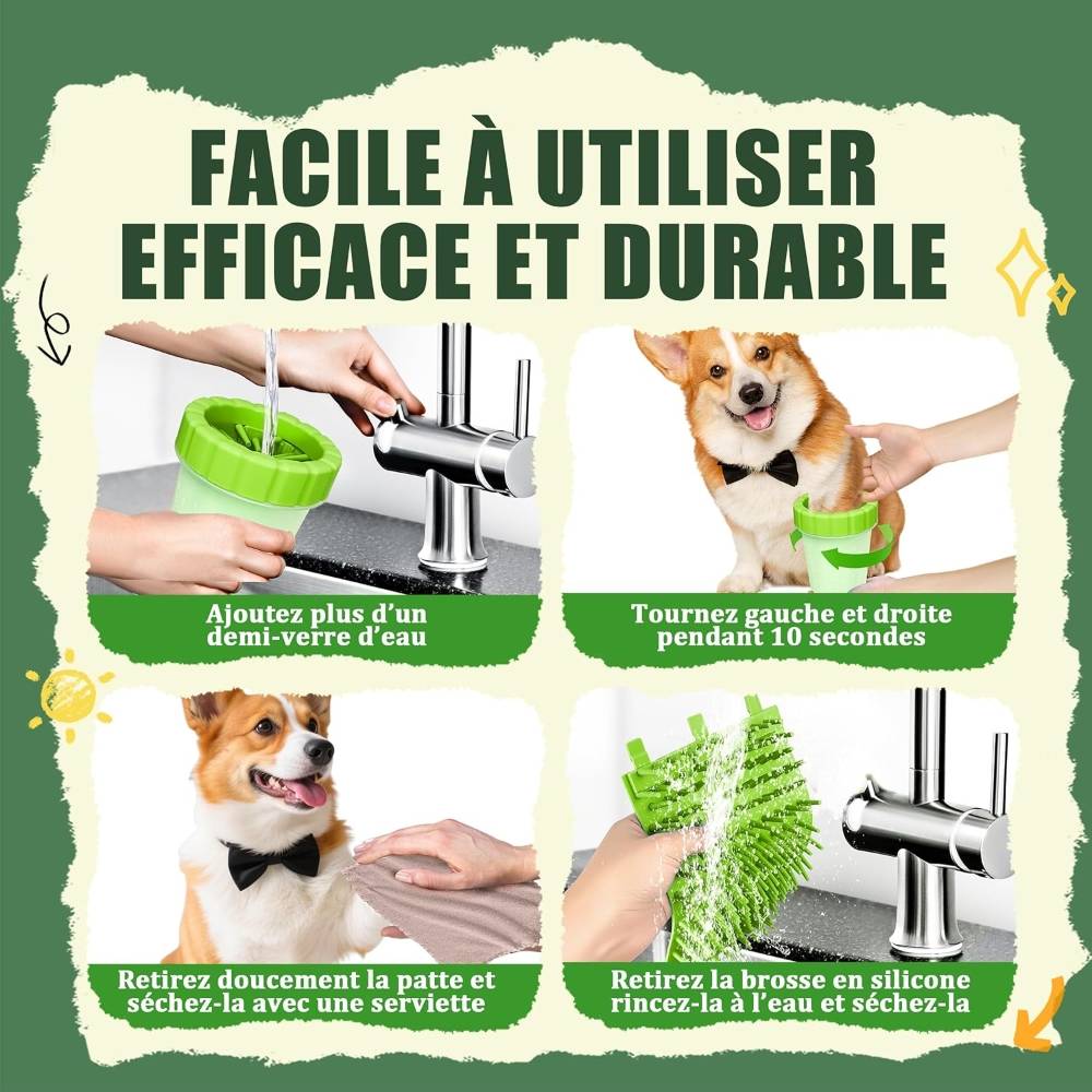 IntiMeg - Gobelet de lavage des pattes de chien vert - IntiMeg - Image 6
