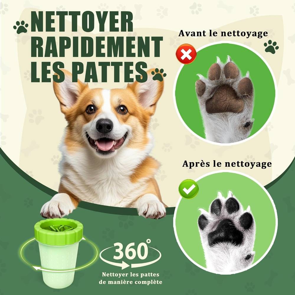 IntiMeg - Gobelet de lavage des pattes de chien vert - IntiMeg - Image 3