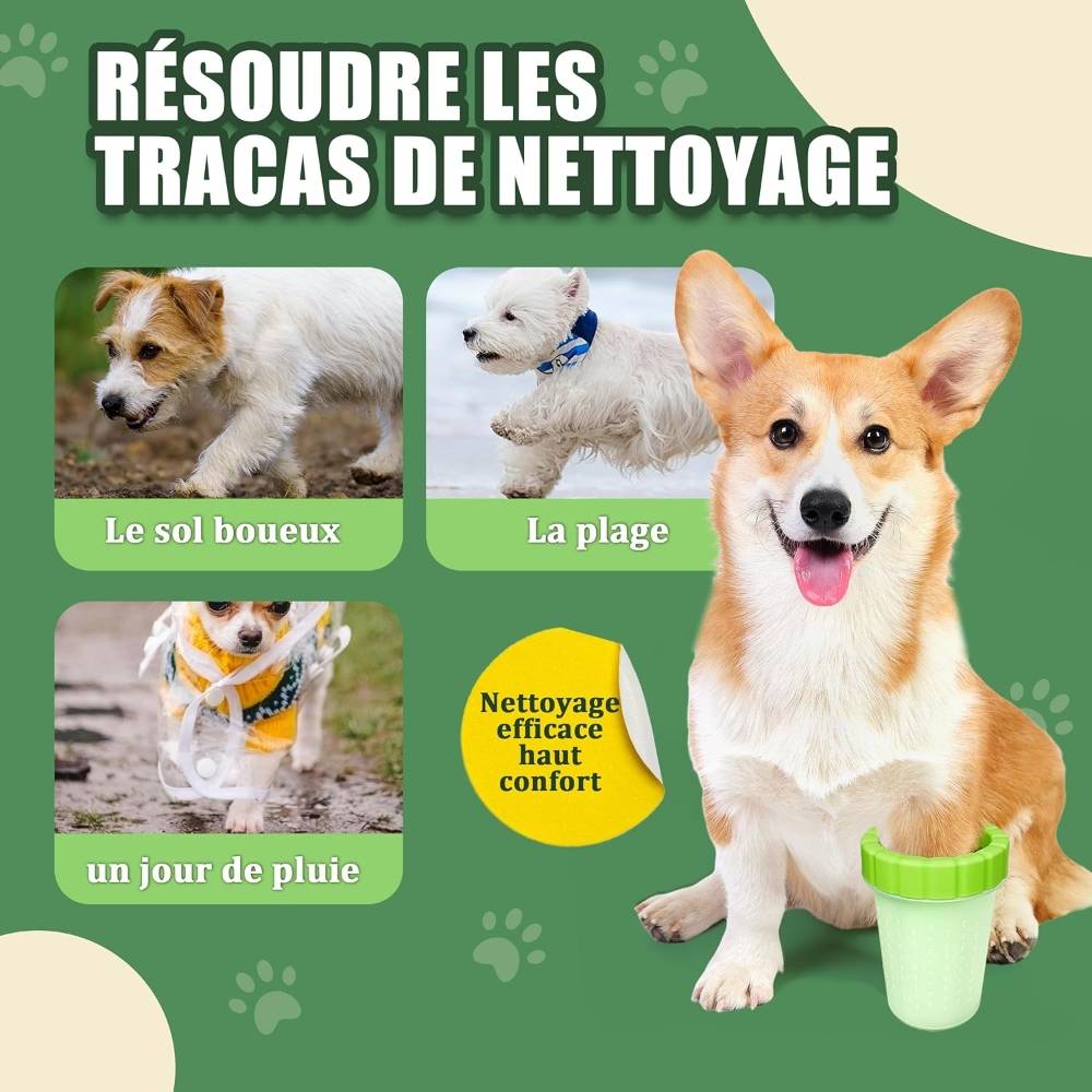 IntiMeg - Gobelet de lavage des pattes de chien vert - IntiMeg - Image 4