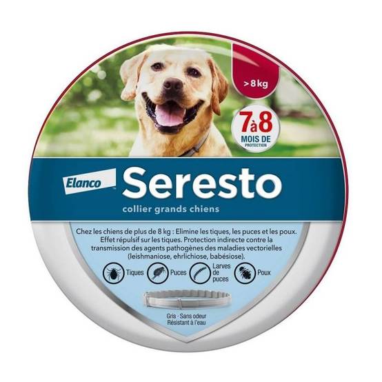Bayer - Collier antiparasitaire grand chien - Seresto Collier x2 - Image 1