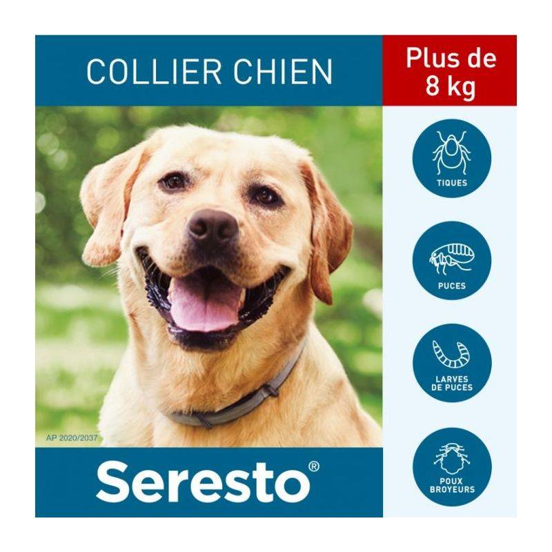 Bayer - Collier antiparasitaire grand chien - Seresto Collier x2 - Image 2