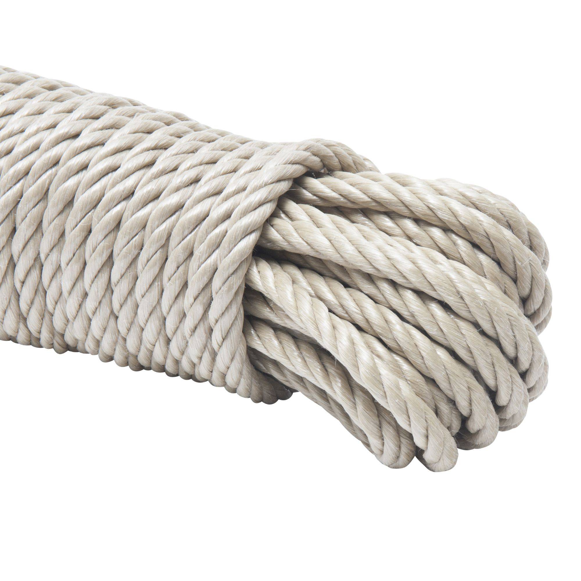 Corde beige 25m WERKA PRO - Ø 12 mm (résistance ± 1700 kg) - Image 2