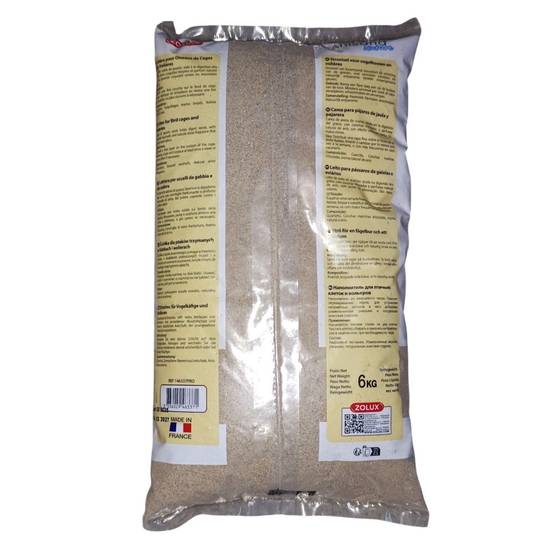 Zolux - Sable Anisand nature Litière 5 kg + 1 kg gratuit pour oiseaux - Image 2
