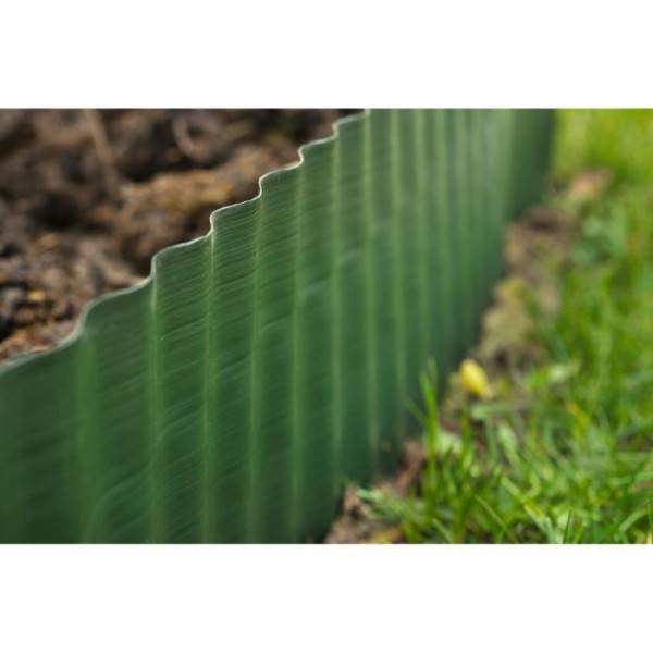 Bordure gazon polyéthylene verte H15 cm x 9 m - NATURE - Image 3