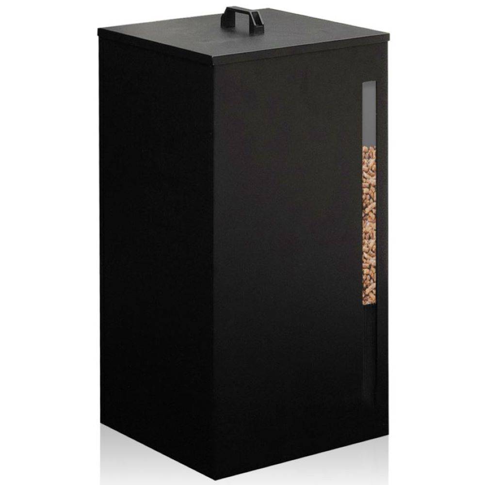 Facilitys - Réservoir à granulés de bois et pellets 45 kg noir - FACILITYS - Image 1