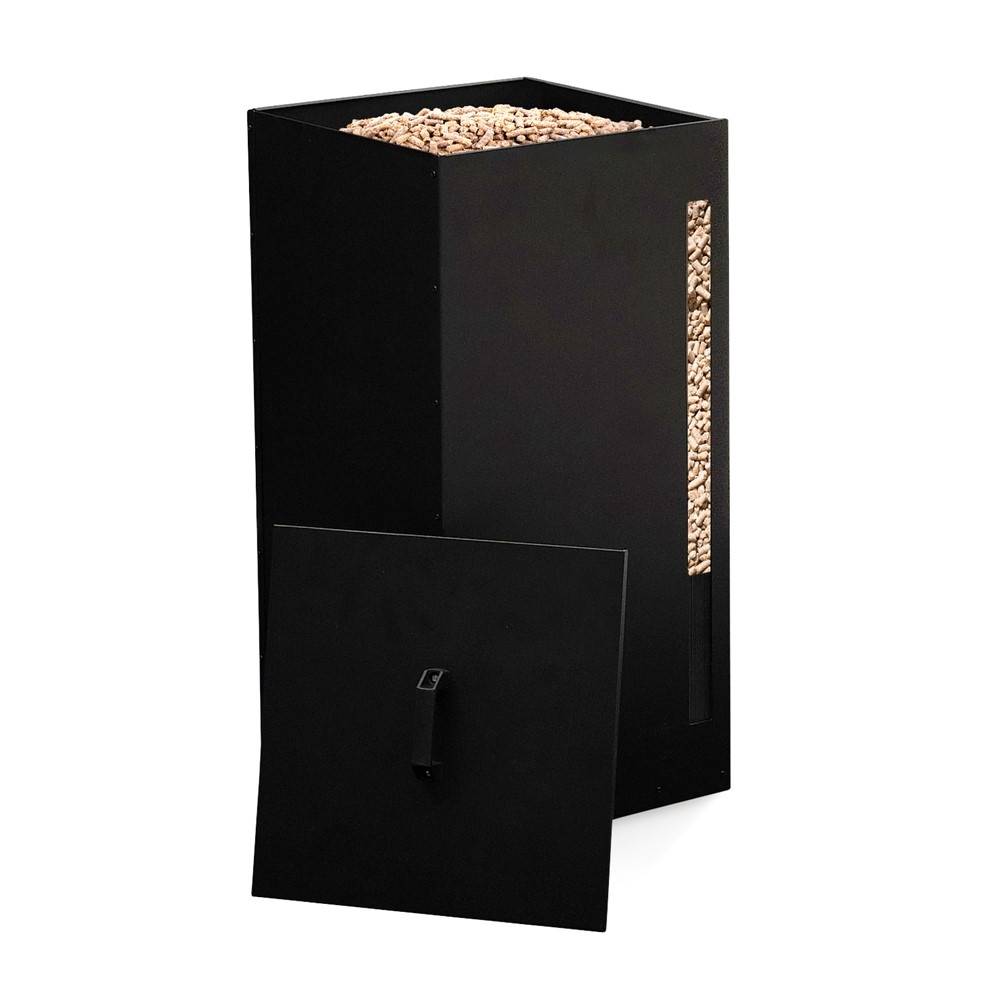 Facilitys - Réservoir à granulés de bois et pellets 45 kg noir - FACILITYS - Image 2