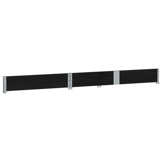 Grand Cadre de Culture Pliant Bas en Pin Massif – Délimitation Potager Modulable et Esthétique – 150x100cm Noir – ComfortXL Outdoor Living - Image 4