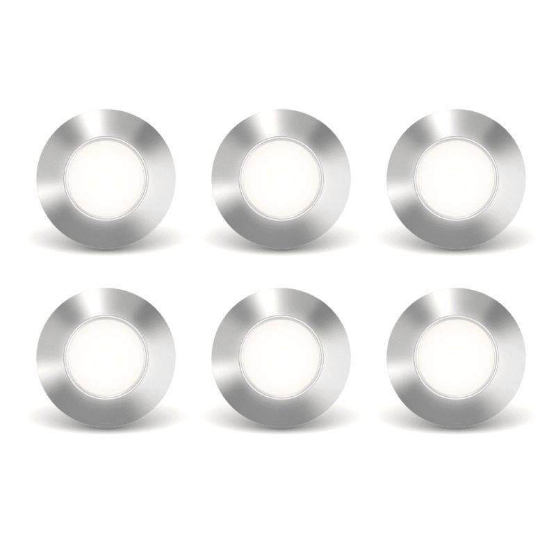 Xanlite - Kit de 6 Spots encastrables extérieur - SPTK6RCW - Image 1