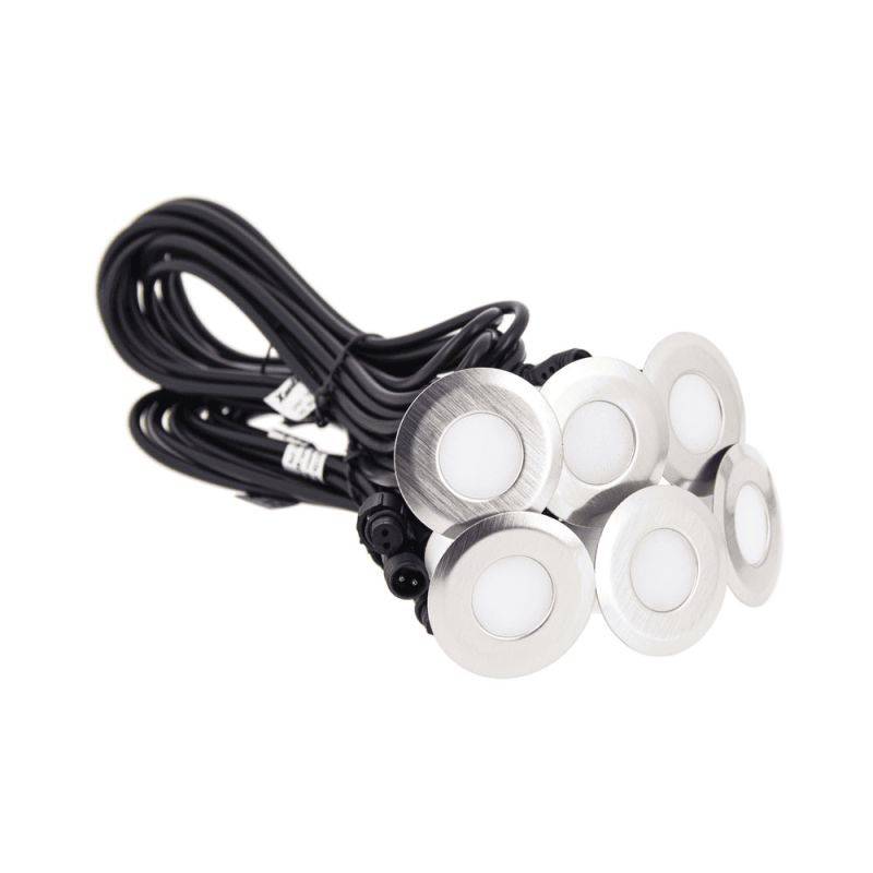 Xanlite - Kit de 6 Spots encastrables extérieur - SPTK6RCW - Image 3