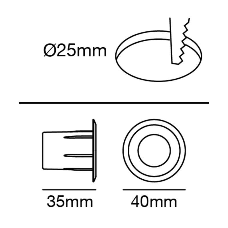 Xanlite - Kit de 6 Spots encastrables extérieur - SPTK6RCW - Image 9