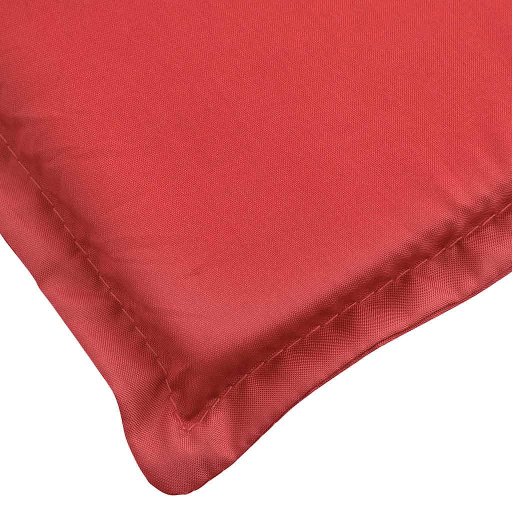 Coussin Bain de soleil | Coussin de chaise longue rouge 186x58x4 cm tissu oxford Maison Chic - Image 8