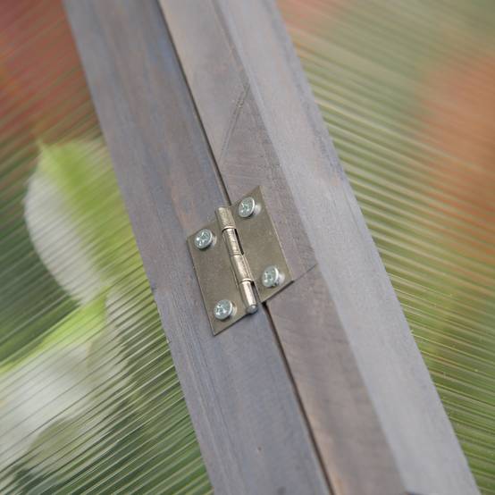 Châssis de culture bois balcon protection gel 90x52x49cm gris - ComfortXL Outdoor Living - Image 10