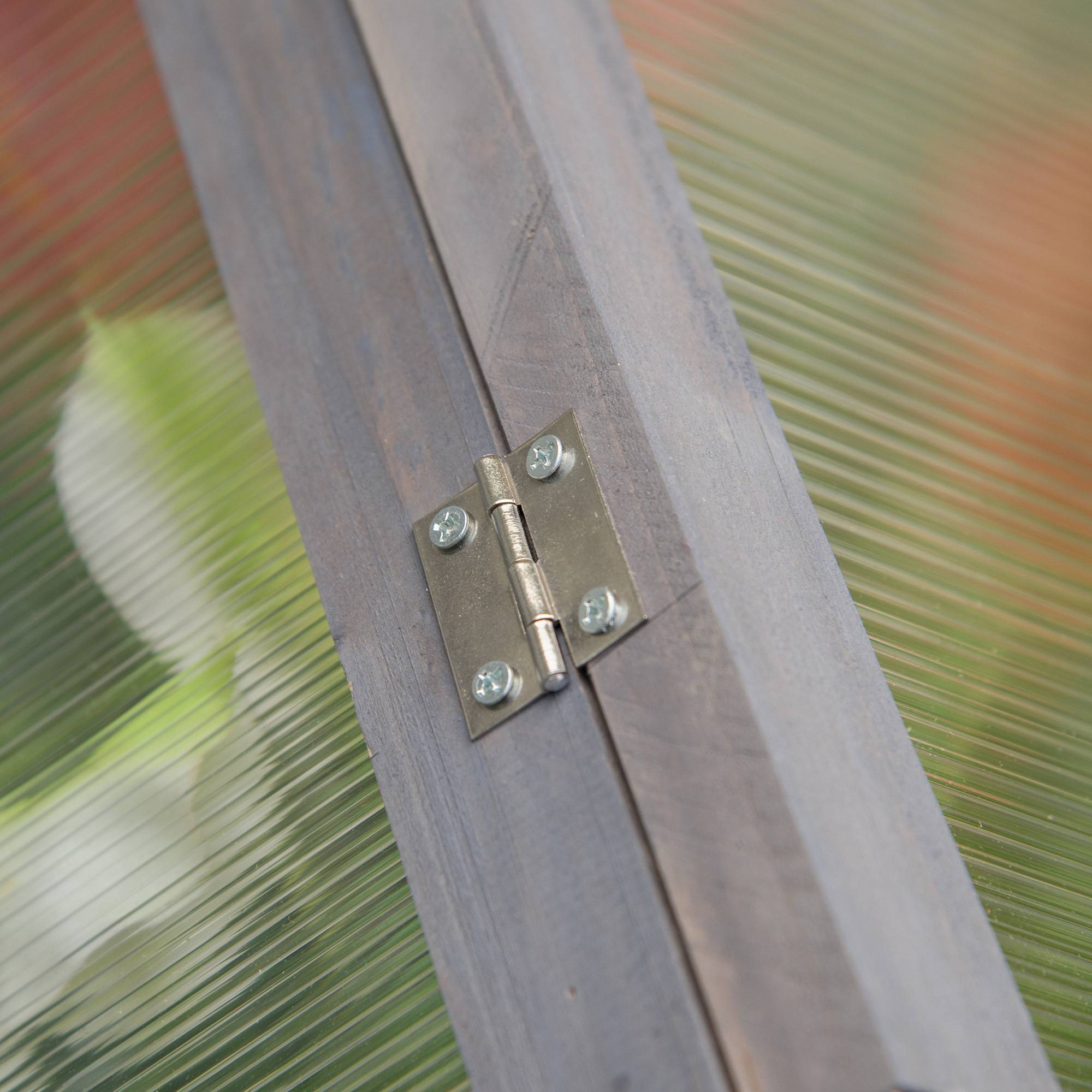 Châssis de culture bois balcon protection gel 90x52x49cm gris - ComfortXL Outdoor Living - Image 10