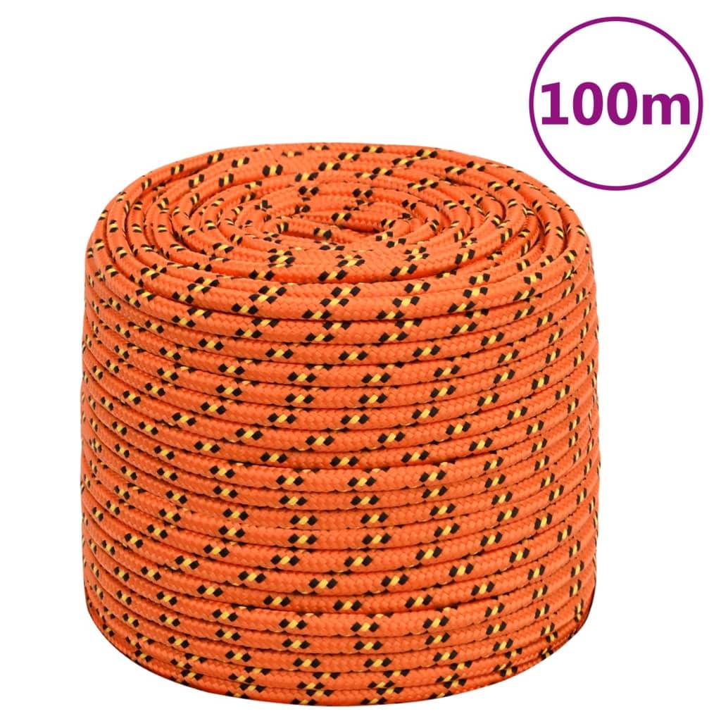 Corde de bateau Orange 6 mm 100 m Polypropylène Maison Chic - Image 2