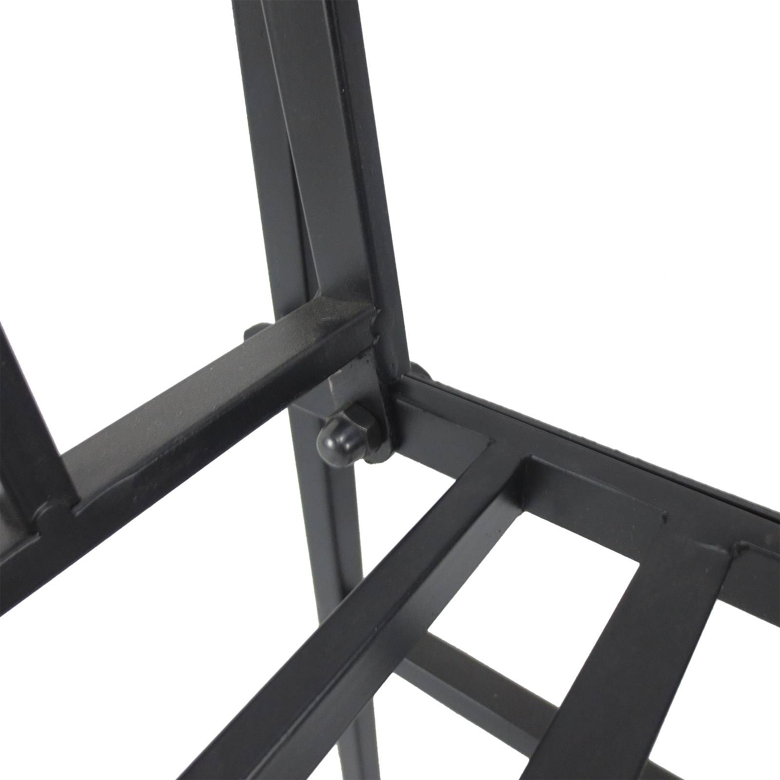 Outsunny - Arche de jardin avec banc 2 places dim. 115L x 54l x 203H cm métal thermolaqué noir - Outsunny - Image 6