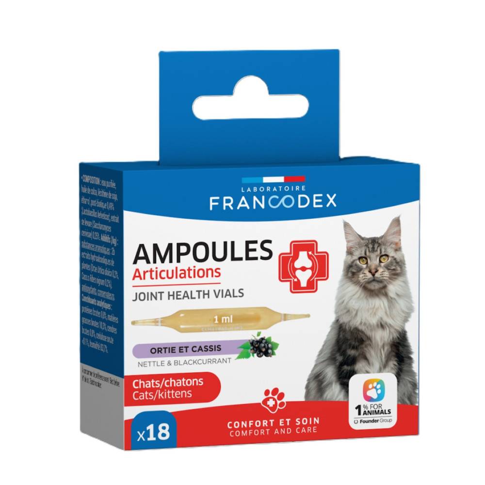Francodex - Ampoules Articulations 18 x 1 ml Pour Chatons et Chats - Image 1
