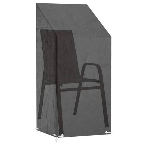 PANGIVO - Housses de chaise de jardin polyéthylène noir 65 x 65 x 110/150 cm - PANGIVO - Image 5