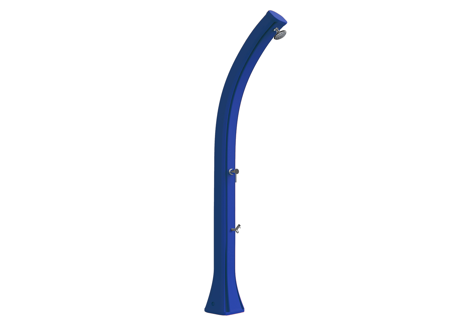 Douche solaire polyéthylène  HAPPY XL H420 BLEUE by ARKEMA DESIGN - Image 1