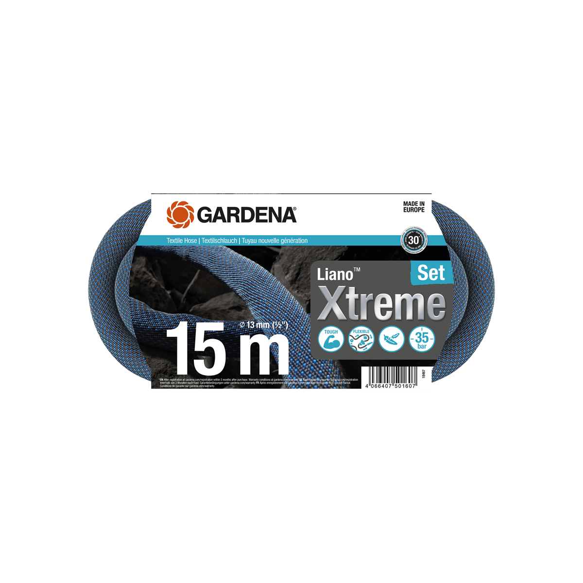 Gardena - Kit d'Arrosage GARDENA Liano™ Xtreme 15 m : Robustesse et Confort au Jardin - Image 1