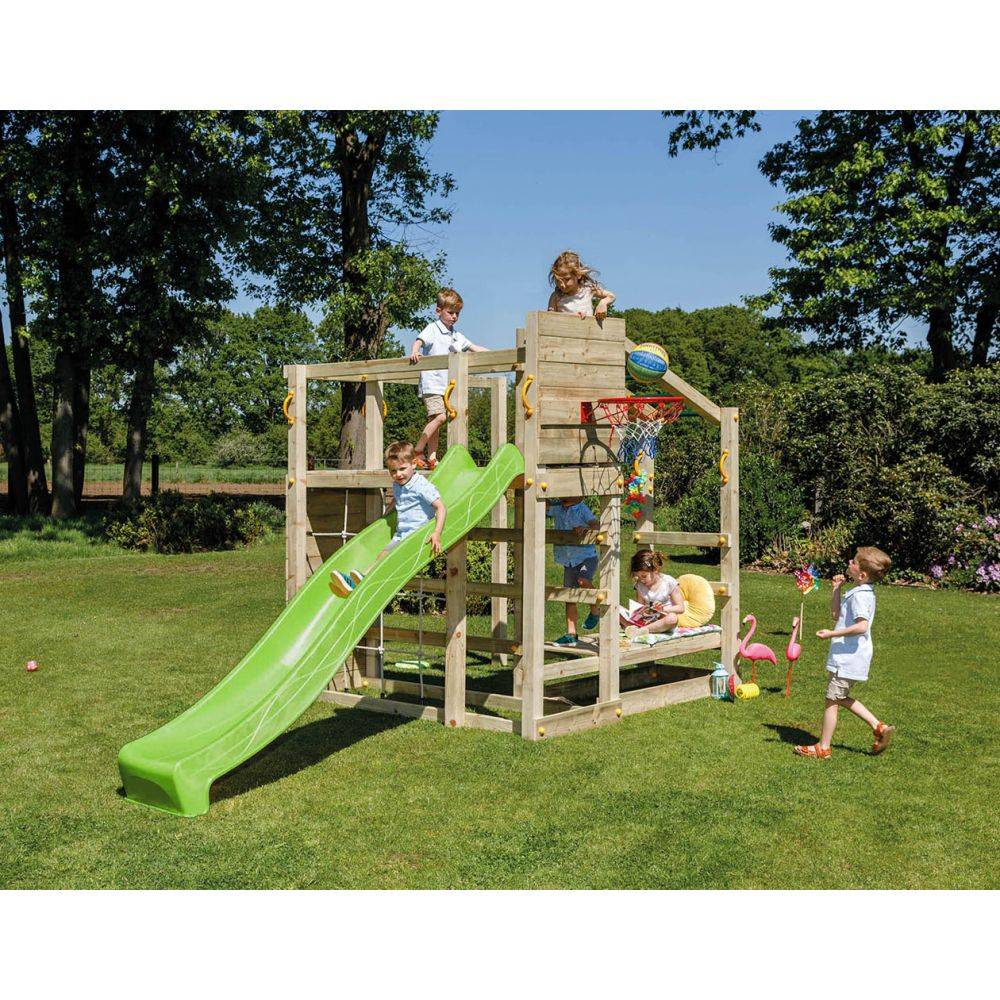 Kbt - Glissière de toboggan en PEHD Rex 230cm Vert lemon - Image 2