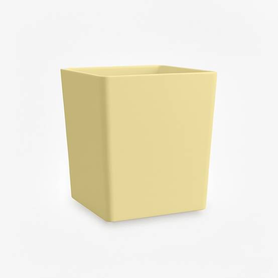 Pot de fleurs carré cubio h 50 cm-plast'up rotomoulage - Image 1