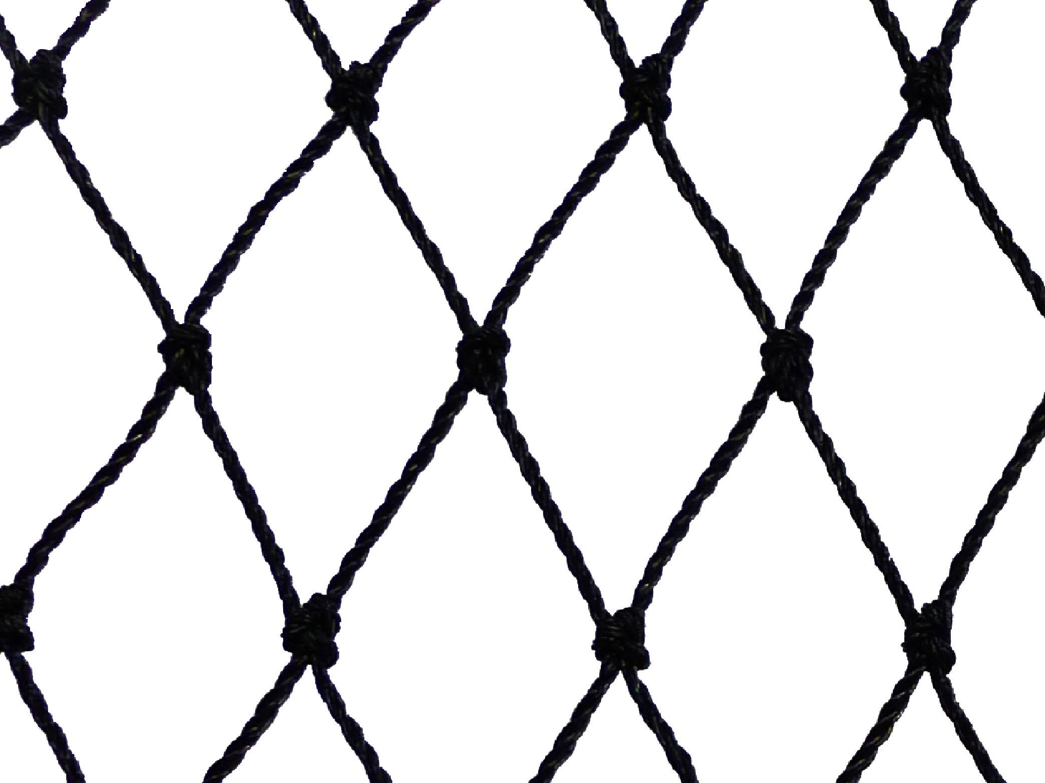Filet de volière - Maille de 50mm Noir 14 x 10m - Image 1