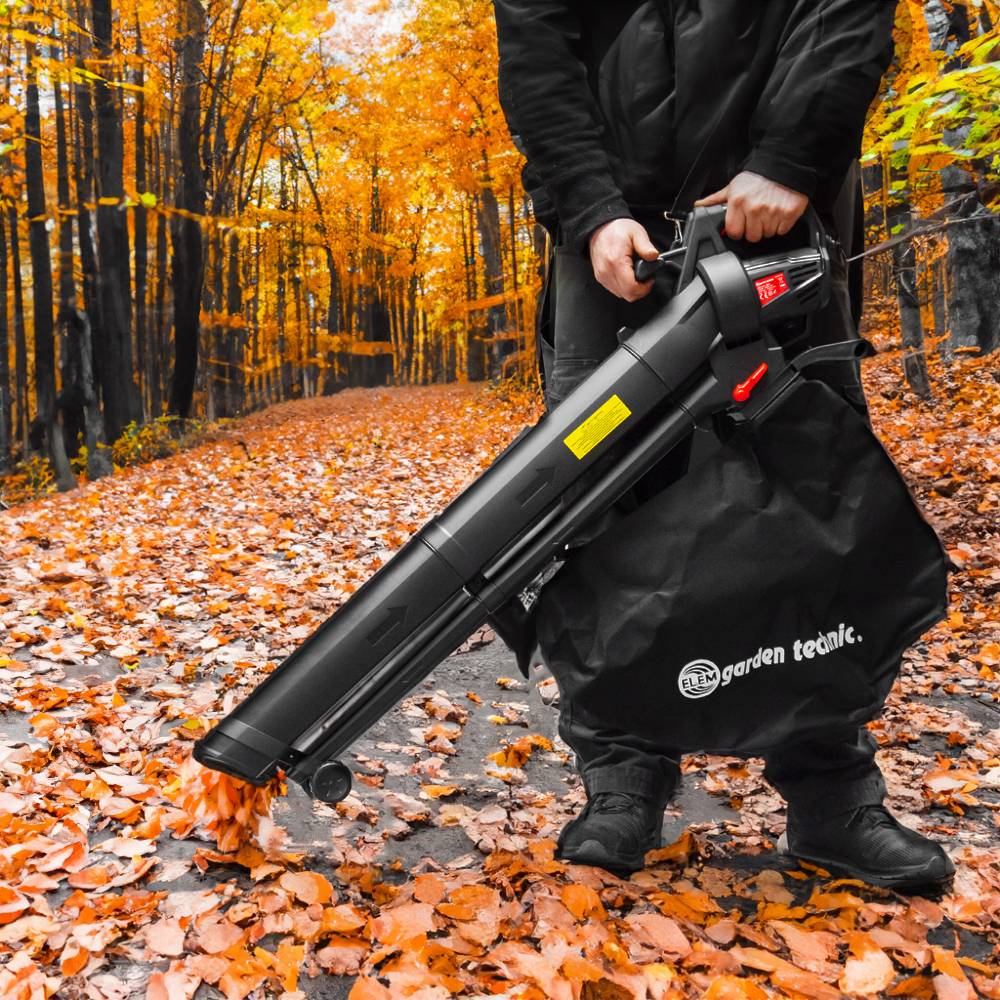 Elem Garden Technic - Aspirateur Souffleur Broyeur de Feuilles 3000W - 270 km/h - 10:1 - Sac 35L - Elem Garden - Image 4