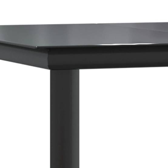 Ensemble Table et Chaises de Jardin 4 Personnes, Fauteuils Confort Dossier Réglable, Résine Tressée Grise, Table Carrée – ComfortXL Outdoor Living - Image 6