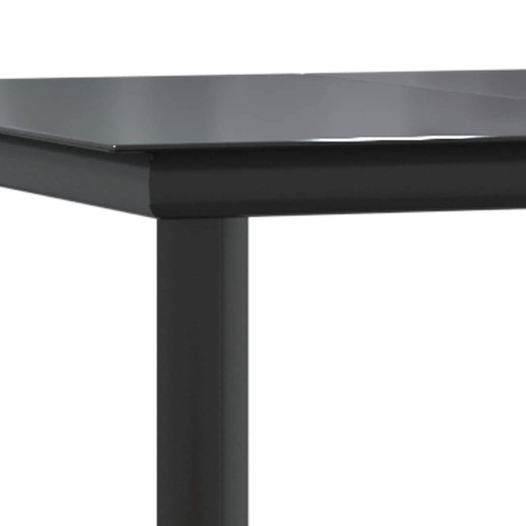 Ensemble Table et Chaises de Jardin 4 Personnes, Fauteuils Confort Dossier Réglable, Résine Tressée Grise, Table Carrée – ComfortXL Outdoor Living - Image 6