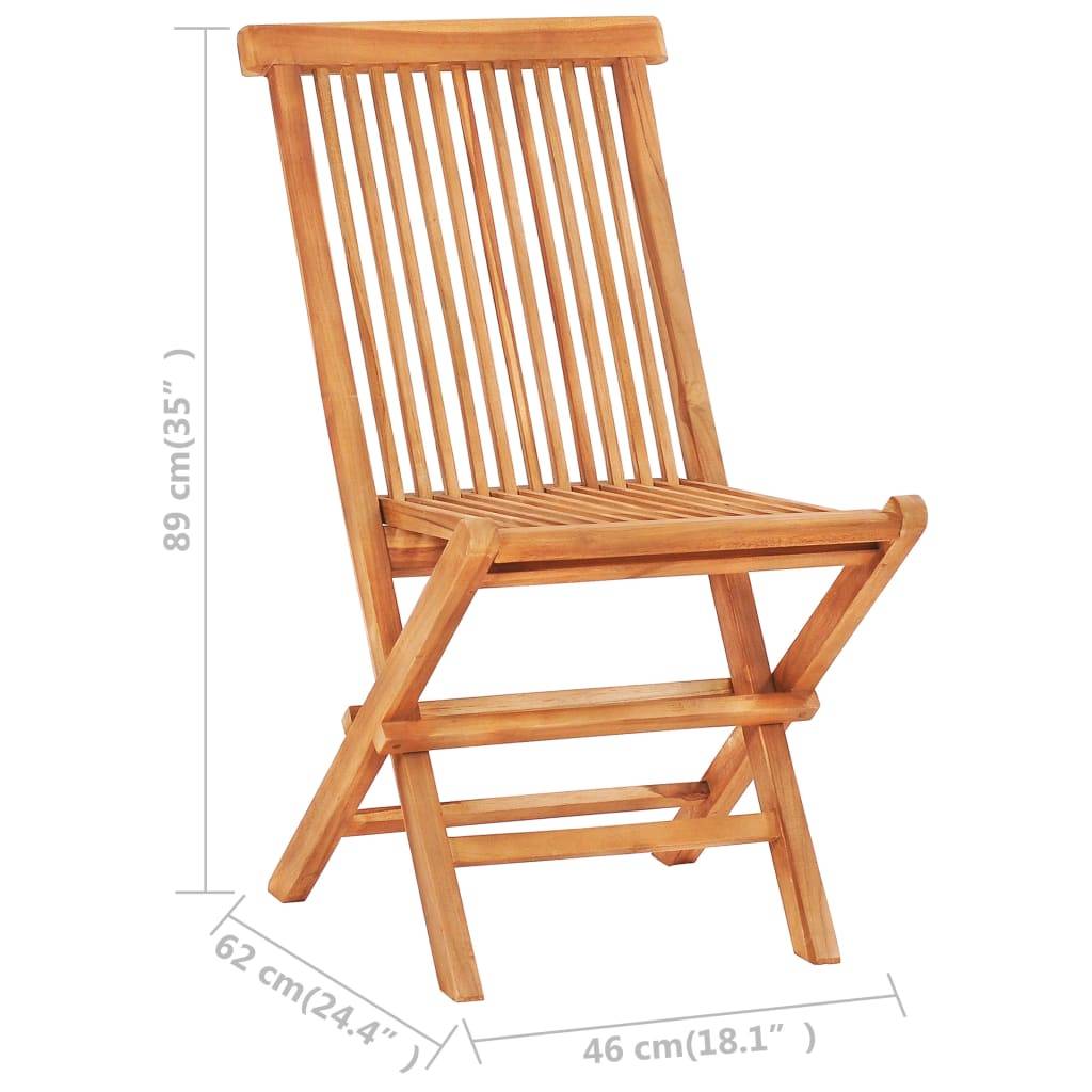Ensemble de bistro jardin meuble extérieur terrasse 3 pièces avec coussins gris bois de teck massif - Image 8