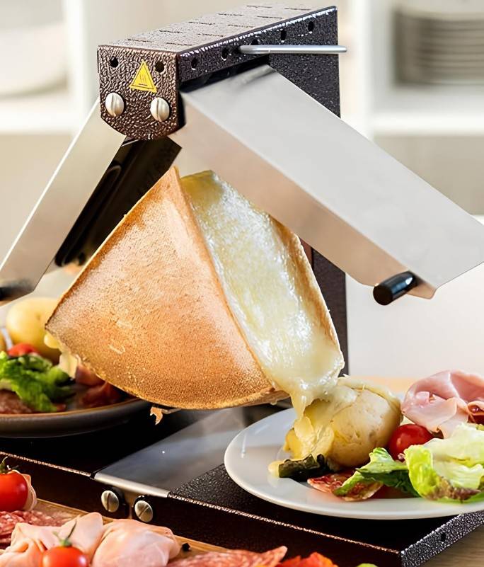 Appareil à raclette - Brézière® - Signatures - Original - 110V 900W + Couteau raclette - Louis Tellier - Image 3