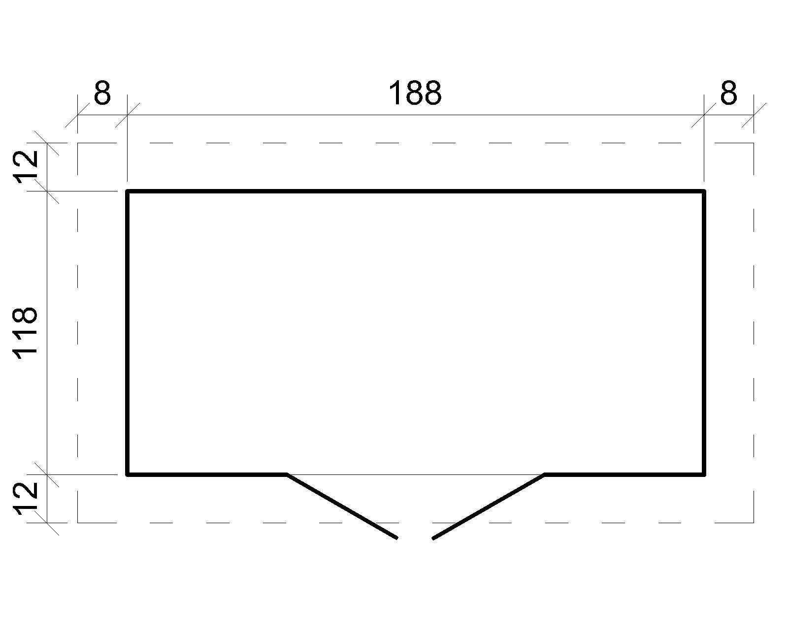 Timbela - Abri de Jardin en Bois - 142x204xH200 cm / 2.22 m² - 19 mm d’épaisseur - Timbela M311C1 - Image 6