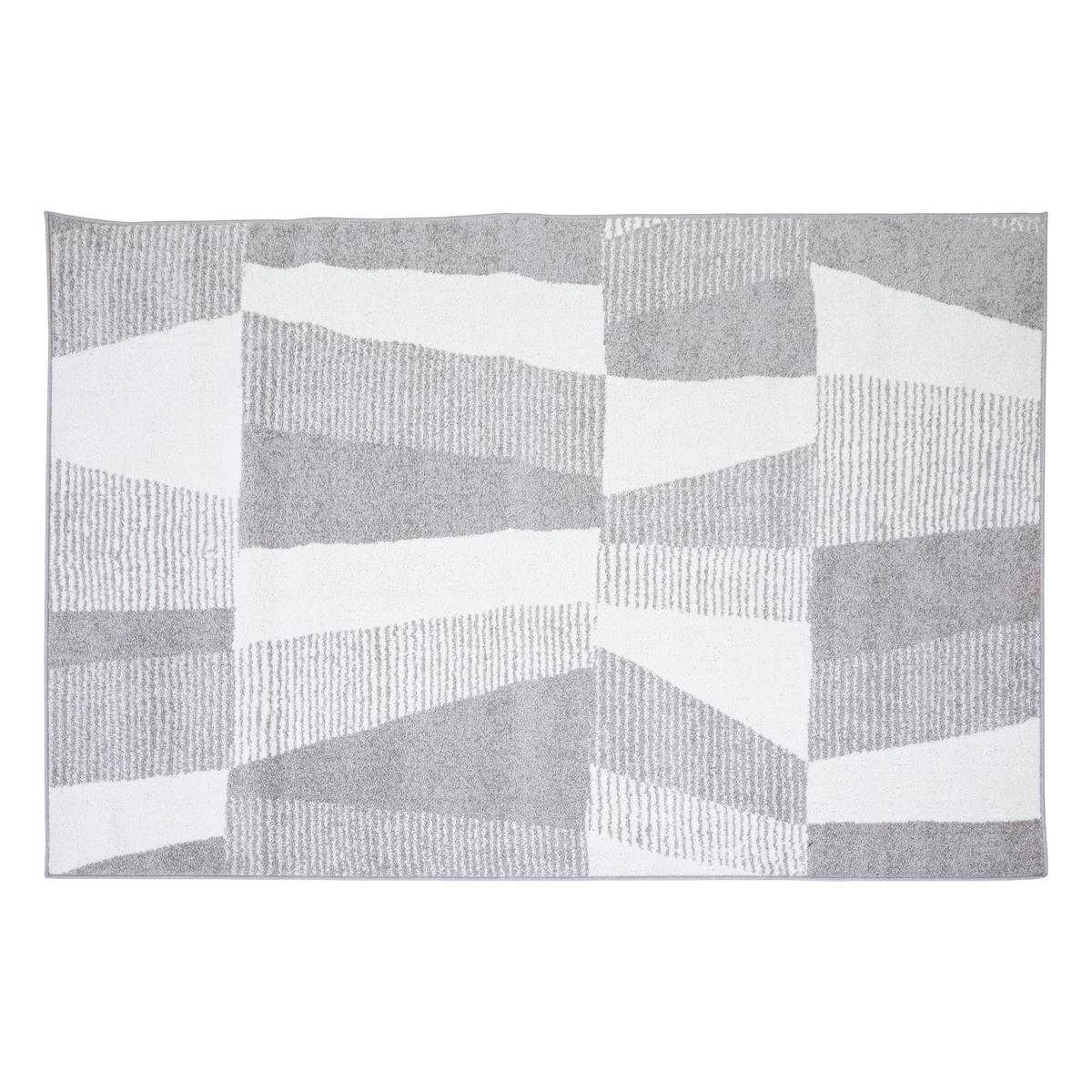 Tapis décoratif poils ras motifs imprimés 100 x 150 cm - Image 1