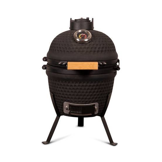 Barbecue kamado à poser Patton Classic 13" - Grille Ø 26 cm - Noir mat - Image 1